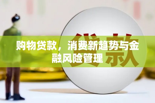 尖石购物贷款，消费新趋势与金融风险管理