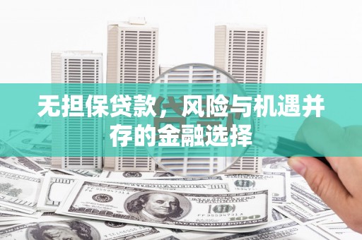 尖石无担保贷款，风险与机遇并存的金融选择