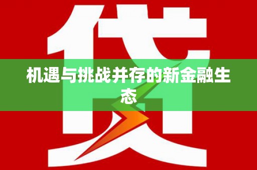 尖石机遇与挑战并存的新金融生态