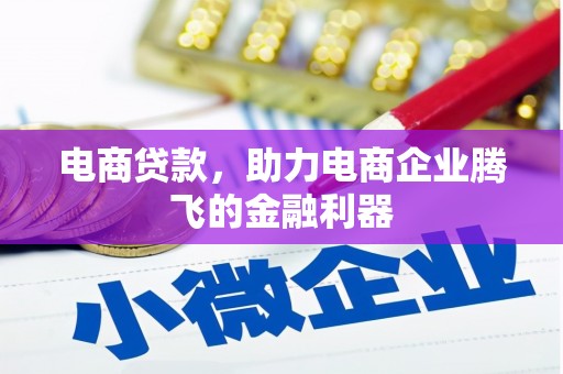 尖石电商贷款，助力电商企业腾飞的金融利器