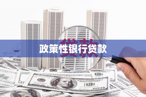 尖石政策性银行贷款