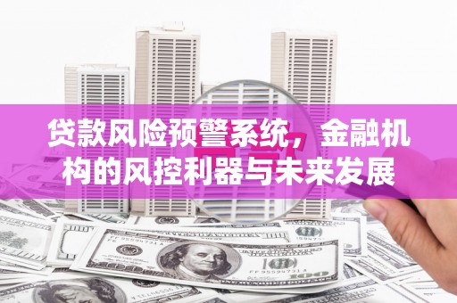 尖石贷款风险预警系统，金融机构的风控利器与未来发展