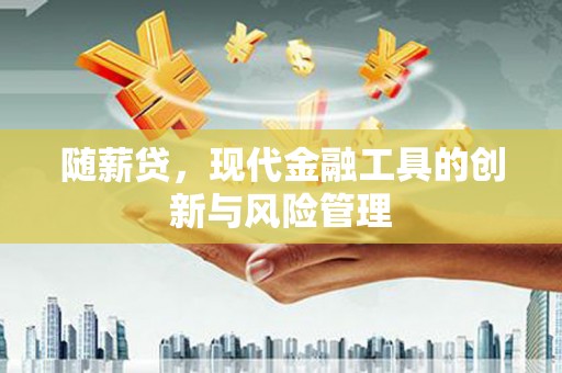 尖石随薪贷，现代金融工具的创新与风险管理