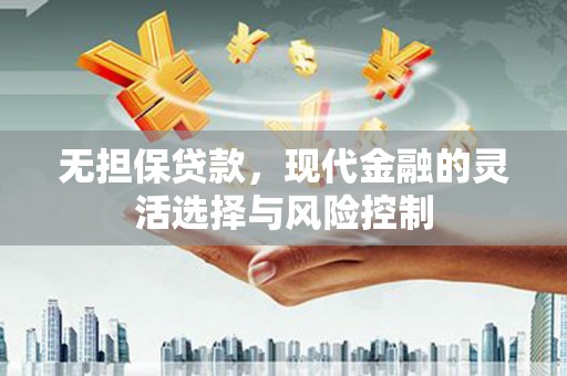尖石无担保贷款，现代金融的灵活选择与风险控制