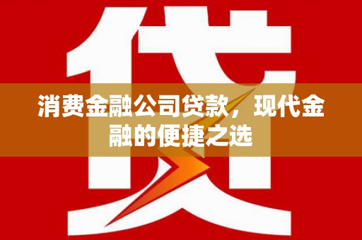 尖石消费金融公司贷款，现代金融的便捷之选