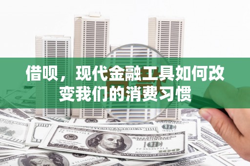 尖石借呗，现代金融工具如何改变我们的消费习惯