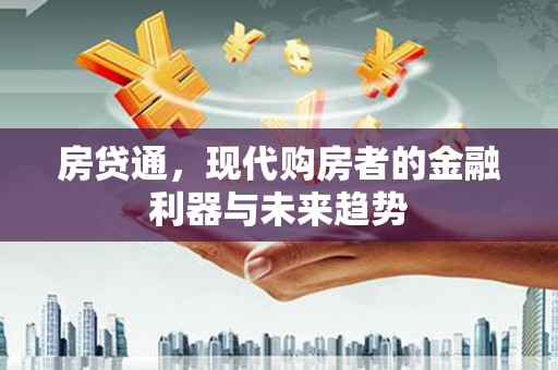 尖石房贷通，现代购房者的金融利器与未来趋势