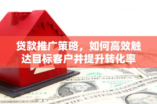 尖石贷款推广策略，如何高效触达目标客户并提升转化率