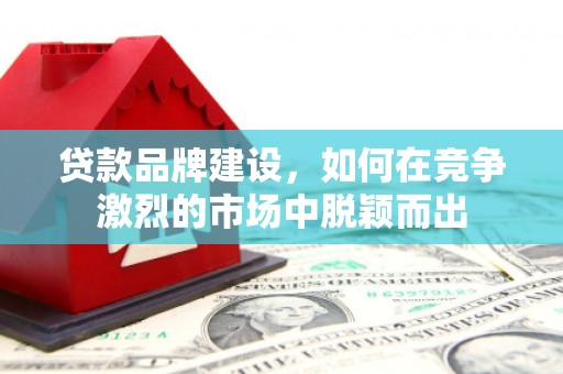 尖石贷款品牌建设，如何在竞争激烈的市场中脱颖而出