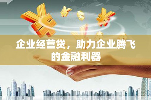 尖石企业经营贷，助力企业腾飞的金融利器