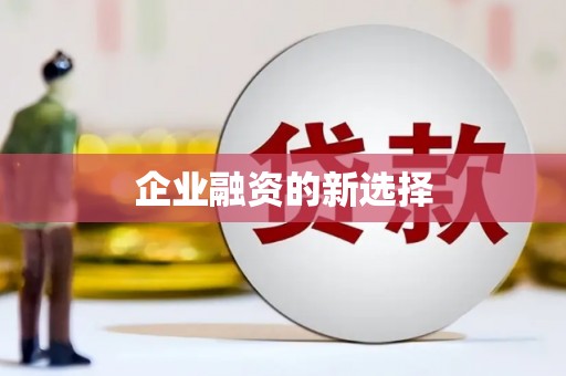 尖石企业融资的新选择