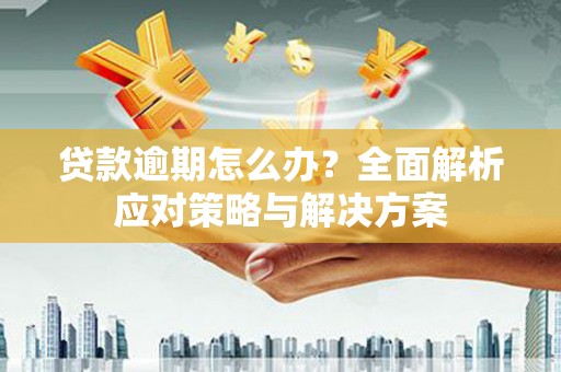 尖石贷款逾期怎么办？全面解析应对策略与解决方案