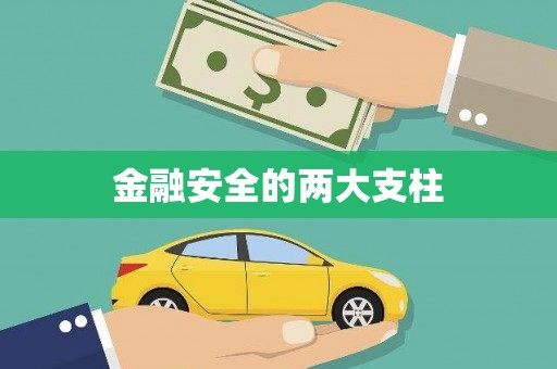 尖石金融安全的两大支柱