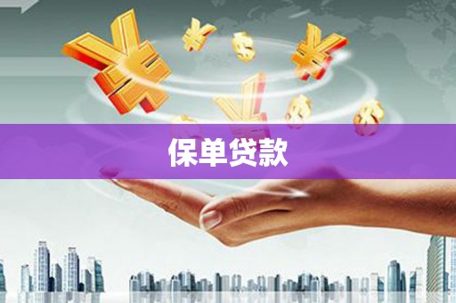 尖石保单贷款